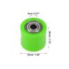 Motoforti 8mm Chain Pulley Roller Slider Wheel Guidefor Motorcycle Street Bike ATVs Green view 3