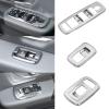 Voodonala Window Lift Switch Power Window Control Regulator Button Embellishment Trim 2018-2025+ Dodge RAM Interior Accessories ABS Chrome 5PCS view 3