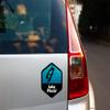Squiddy Lake Placid New York lp - Vinyl Sticker for Car, Laptop, Notebook (5" Wide) view 2
