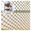 Safety Net Treehouse Climbing Cargo Rope Ladder Truck Trailer Heavy Duty Rope Netting Balcony Banister Stair Protection Fence Decor Mesh Grid 10cm (Size : 1 * 1m(3 * 3ft)) view 2