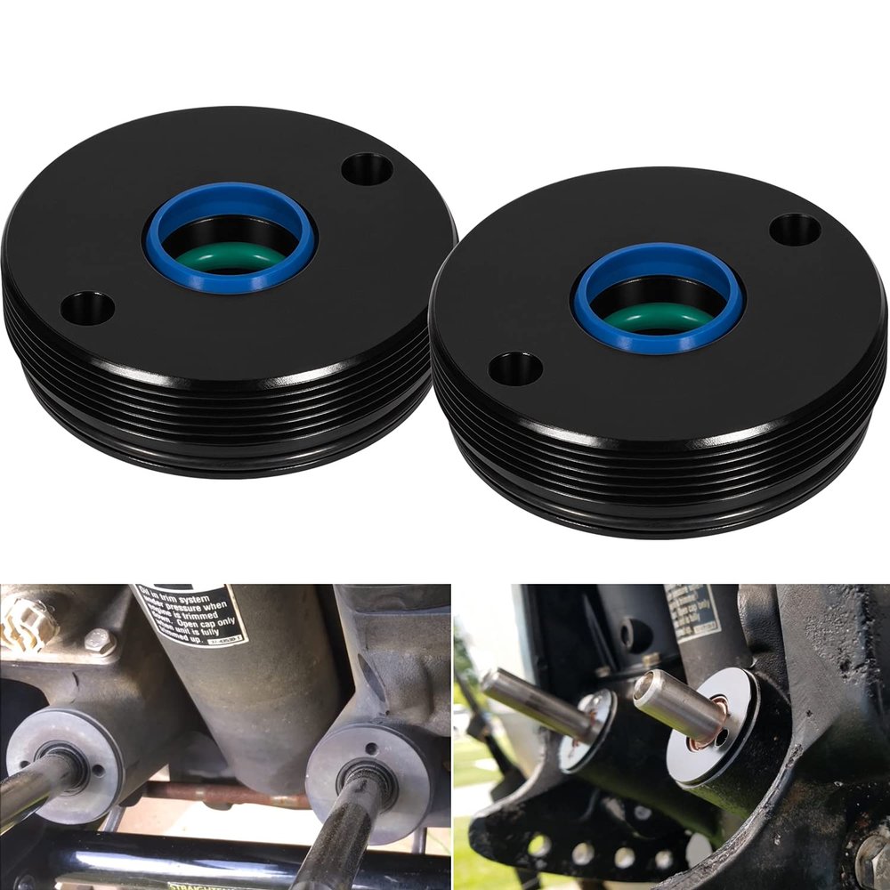 Yoursme Tilt Cylinder End Caps/Glands Seal 878239 FSM042 Fit for Mercury V6 Units Gen 2 & 3 1991-2017 135 150 175 200 225 250 300 Optimax EFI Carb (2 Packs)