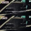 SlickMod PreCut Vinyl Smoke Tint for 2013-2018 Cadillac ATS Sedan Side Mirror (4. Mirror Signal, 35 percent Light Smoke) view 1
