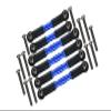 GPM for ARRMA 1/10 Granite 4X4 MEGA Moster Truck Aluminum Adjustable TIE RODS -18PC Set (Blue) view 1