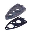 OVERSEE 6E0-45321-01-5B Water Pump Aluminium Plate, 6E0-45315-A0-00 Packing Lower CASE for Yamaha 2 Stroke Outboard Engine 4HP 5HP view 1