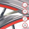 MC MOTOPARTS 17 inch Wheel Outer Rim Stickers S02B Compatible with CB919 CBR650F CBR600RR CBR1000RR White view 4