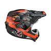 Troy Lee Designs SE4 Polyacrylite Adult Motocross Off-Road Dirt Bike Helmet with MIPS, Carb, Black, Large view 4