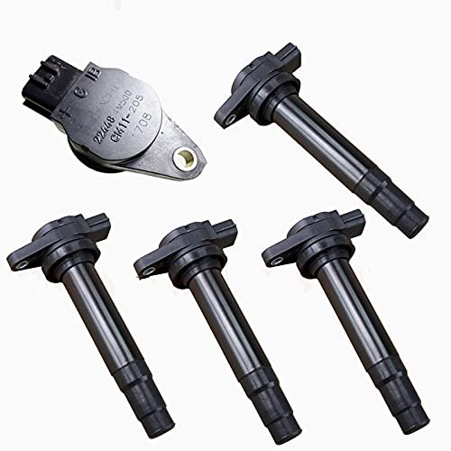 MOLEI-AUTO OE NO.: 224484-M500 224484M500 4PCS SET of Ignition Coil, Compatible with Nissan Sentra 2000-2002 4 Cyl 1.8L