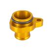 X AUTOHAUX Car Water Hose Fitting Replacement Set Gold Tone 11537541992 11537544638 for BMW 325i 335i 525i 528i 335xi view 4