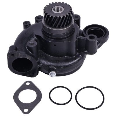 FridayParts Water Pump 8112185 8113522 477770 85000387 Compatible for Volvo Excavator EC230B EW230B EC200 EC280 Wheel Loader L90B L120 Articulated Haulers A25C A20 Replacement