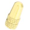 2-Piece Aluminum Alloy French Valve Stem Dust Cover for Bicycle, Mountain Bike Tire Protection, Golden view 3