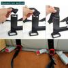Shkalacar Car Child Seat Restraint Anchor Mounting Kit, Cars Seat Mount Bracket Universal Steel Latch for ISOFIX Belt Connector Seat Belt Bracket Latch view 4