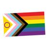 Applicable Pun Intersex Inclusive Progress Pride Flag LGBTQIA POC Transgender Flag - Vinyl Decal Sticker 5 inch view 1