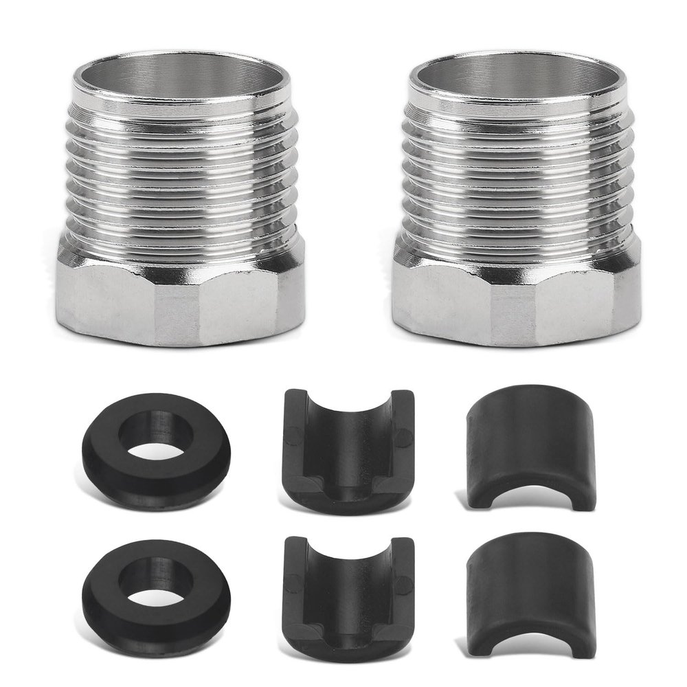 2 Set 277001729 277001527 Steering Reverse Aluminum Cable Lock Nut Kit - by Huthbrother, Compatible with Sea-Doo 293830063 277000055 211100009