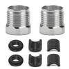 2 Set 277001729 277001527 Steering Reverse Aluminum Cable Lock Nut Kit - by Huthbrother, Compatible with Sea-Doo 293830063 277000055 211100009 view 1
