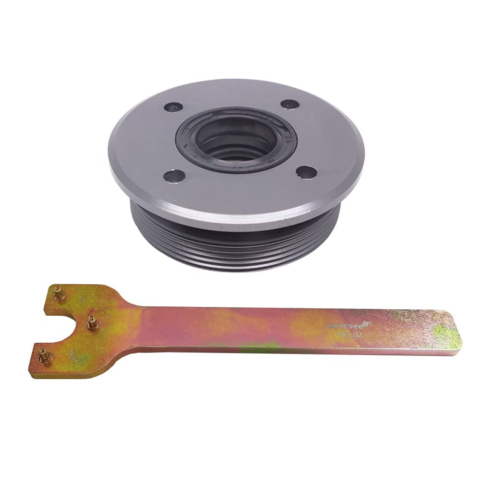 OVERSEE 6H1-43810 End Cap with Seals and Wrench for Yamaha Outboard Motor Tilt Trim 2T 4T 60 70 75 85 90HP 6H1-43810-11