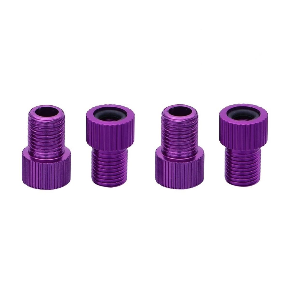 Wakauto Universal Bike Valve Adapter 4pcs to Converter Set Road Bike Repair Tool