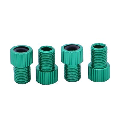 Wakauto 4pcs Aluminum Alloy to Valve Conversion Nozzle Bike Tire Adapter Pump Adapter Set