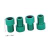 Wakauto 4pcs Aluminum Alloy to Valve Conversion Nozzle Bike Tire Adapter Pump Adapter Set view 2