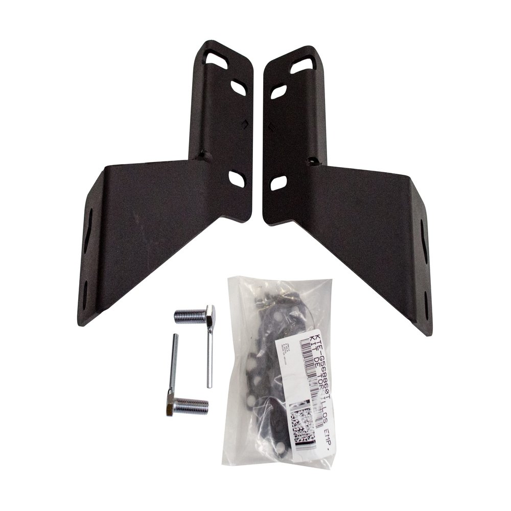 Go Rhino Mounting Bracket Kit for RC4 Bull Bar or RC3 Skid Plate | Mild Steel, Textured Black | 568860TK | Fits 2015-2024 Ford F-150 (Excludes Active Park Assist and Raptor)