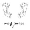 Go Rhino Mounting Bracket Kit for RC4 Bull Bar or RC3 Skid Plate | Mild Steel, Textured Black | 568860TK | Fits 2015-2024 Ford F-150 (Excludes Active Park Assist and Raptor) view 2