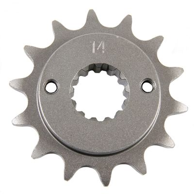 Factory Spec, MC-03415-14, 14 Tooth Front Steel Sprocket 14T for Kawasaki fits 2003-2006 Ninja ZX-6R & ZX-6RR