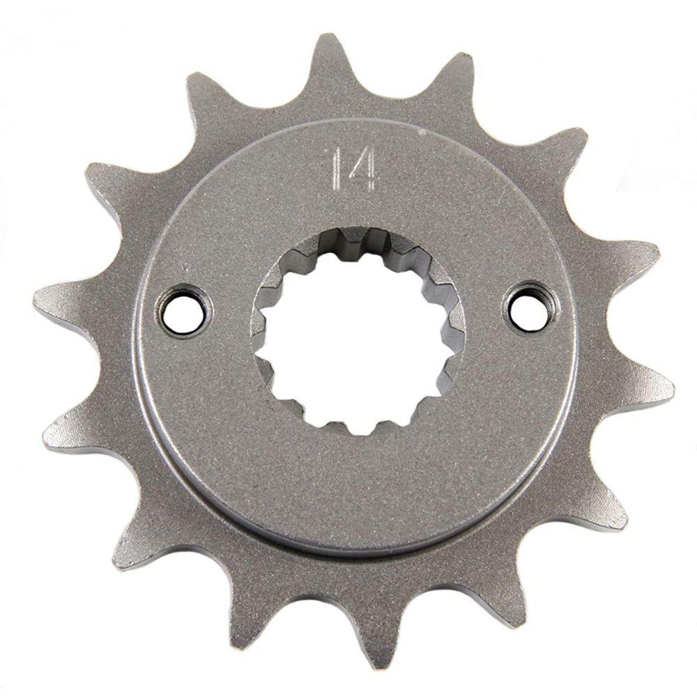 Factory Spec, MC-03415-14, 14 Tooth Front Steel Sprocket 14T for Kawasaki fits 2003-2006 Ninja ZX-6R & ZX-6RR
