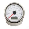 ELING 85mm GPS Speedometer Gauge Speedo 0-80 MPH with Course for Marine Car Motorcycle 12V 24V (White+Stainless Steel) view 1