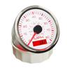 ELING 85mm GPS Speedometer Gauge Speedo 0-80 MPH with Course for Marine Car Motorcycle 12V 24V (White+Stainless Steel) view 2