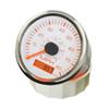 ELING 85mm GPS Speedometer Gauge Speedo 0-80 MPH with Course for Marine Car Motorcycle 12V 24V (White+Stainless Steel) view 3