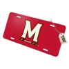 University of Maryland Primary Logo Novelty Metal Vanity Tag License Plate view 1