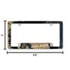 NHL Hockey Vegas Golden Knights Tie Dye 12" x 6" Chrome All Over Automotive License Plate Frame for Car/Truck/SUV view 2
