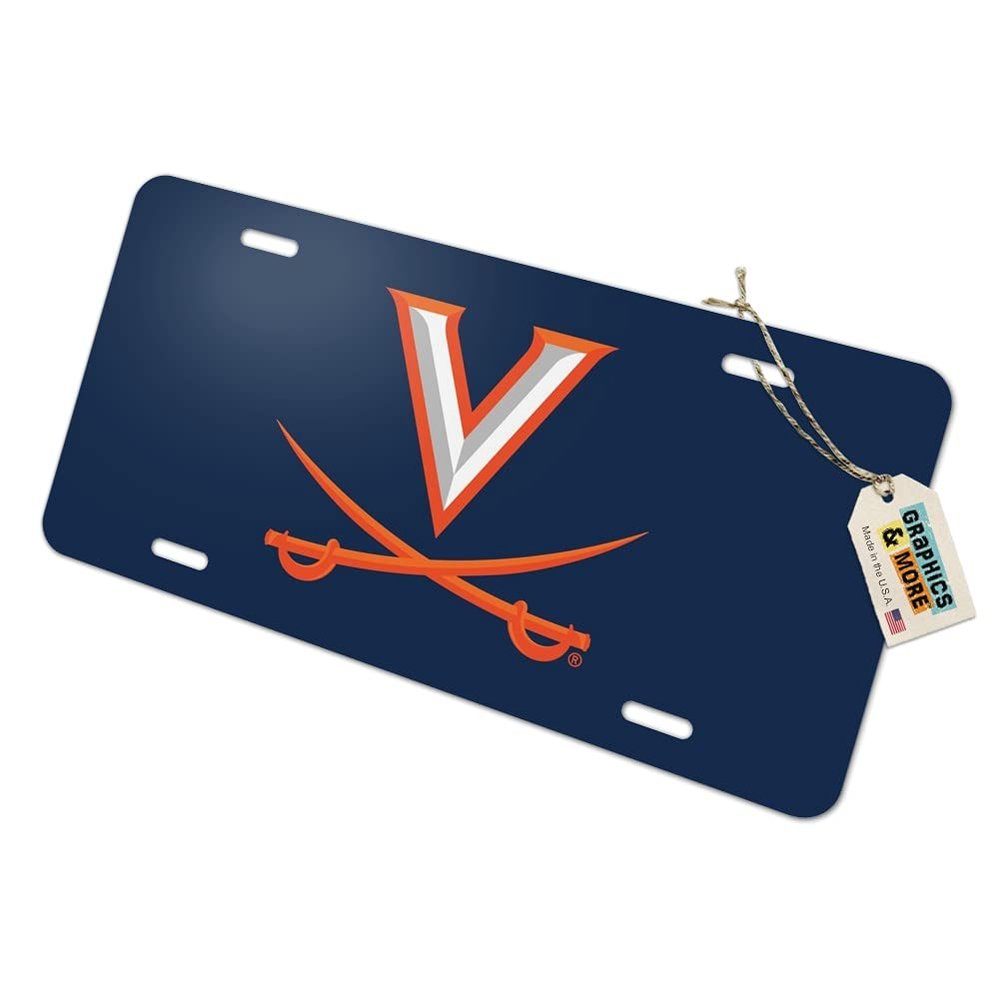 GRAPHICS & MORE University of Virginia Cavaliers Logo Novelty Metal Vanity Tag License Plate