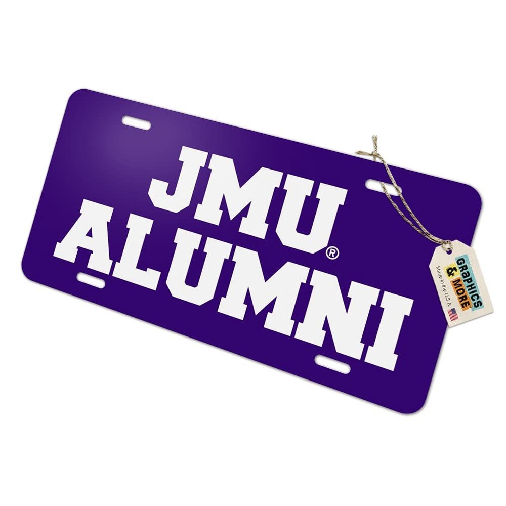 James Madison University Alumni Novelty Metal Vanity Tag License Plate