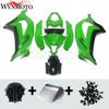 Green Black Fairings for Kawasaki ZX10R Ninja 2011-2015 12 13 14 Bodywork view 2