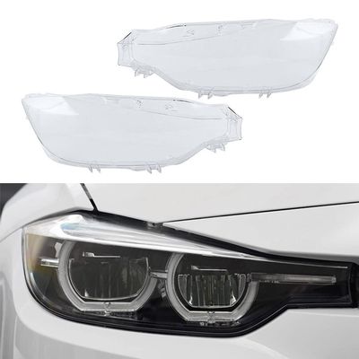 GZYF Car Auto Headlight Headlamp Lens Cover Replacement for BMW 3 Series F30 F31 2016-2018, 1 Pair