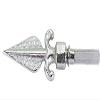 Lowrider Chrome Arrow Bike Bar End. Bicycle Bar end. view 1