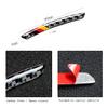 muekzru 4PCS Universal Wheel Sticker,3D Tricolor Flag Emblem Badge for All Models,Universal Carbon Fiber Wheel Protection,Germany Flag Emblem for Audi BMW Mercedes Benz Volkswagen Accessories view 2