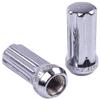 JEGS 65448 Spline Drive Lug Nuts, Long Closed-End [14mm x 1.5 RH, Chrome] view 3