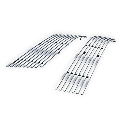 APS for MKZ 07-08 Silver Billet Front Grill Combo L86624C
