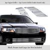 APS for MKZ 07-08 Silver Billet Front Grill Combo L86624C view 3