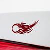 Decal Stickers of Comet 02 (Burgundy) (Set of 2) Premium Waterproof Vinyl Decal Stickers for Laptop Phone Accessory Helmet Car Window Mug Tuber Cup Door Wall Decoration - ANDstic520522RE view 2