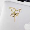 2 Pcs - ANGDEST Club Decal Stickers of Dove Cross (Metallic Gold) Premium Waterproof Vinyl Decal Stickers for Laptop Phone Accessory Helmet Car Window Mug Tuber Cup Door Wall ANDstic532584GOAA view 3