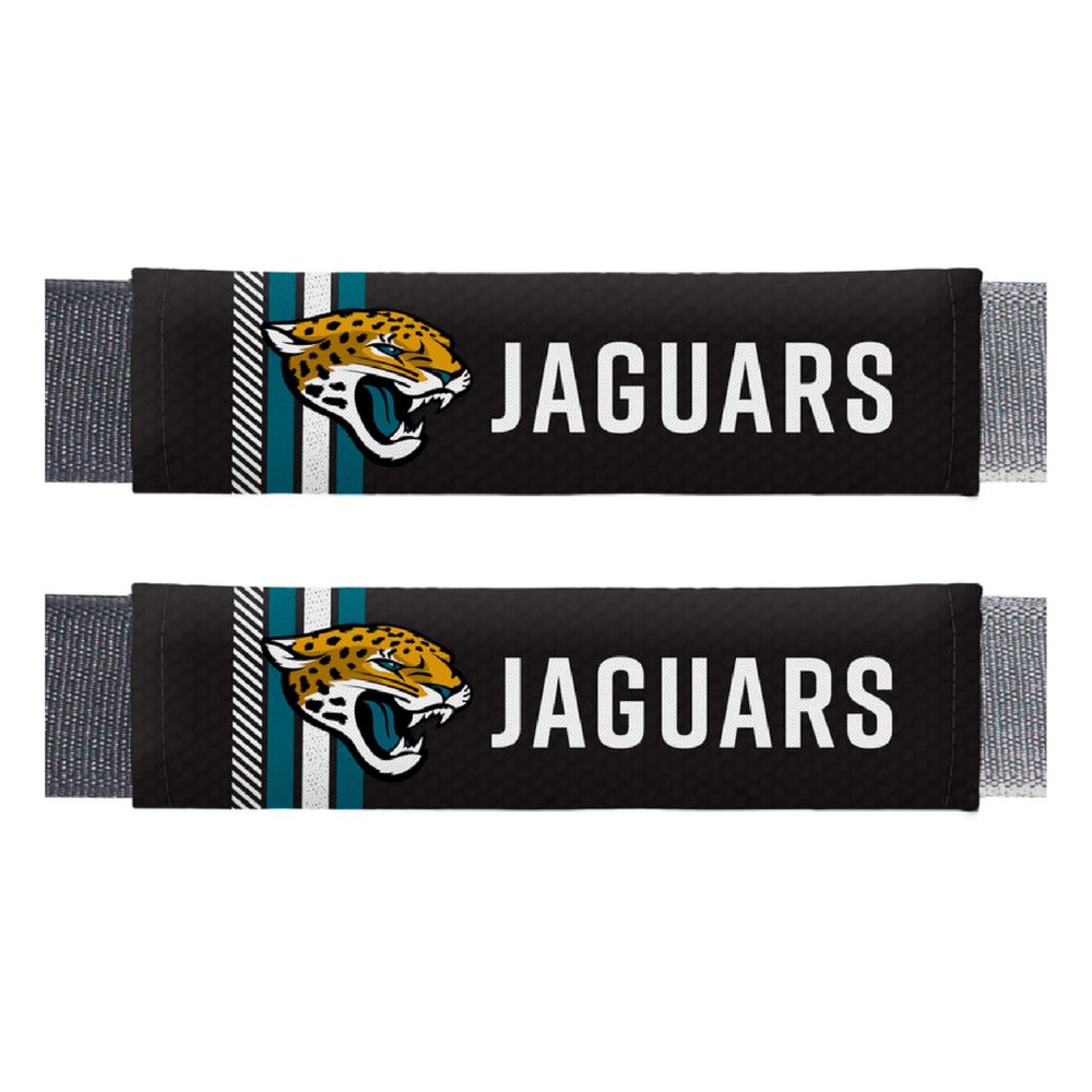 FANMATS 32098 Jacksonville Jaguars Team Color Rally Seatbelt Pad - 2 Pieces