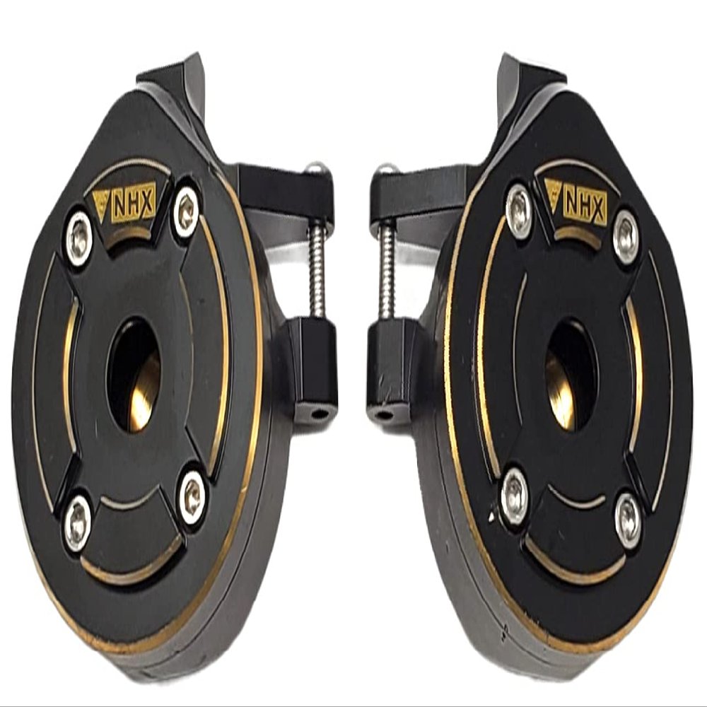 NHX Brass Heavy Duty Steering Knuckle w/Covers Axial Capra1.9 UTB/SCX10 III