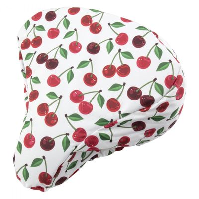 Bike Seat Cover Padded, (Cherry Pie)