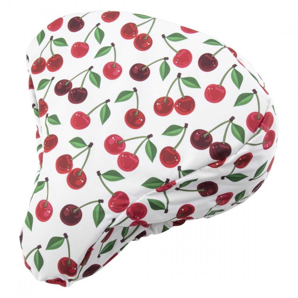 Bike Seat Cover Padded, (Cherry Pie)