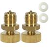 HMKUGO 2PCS PCP Airsoft High Pressure Pump Safety Bleeder Valve M10x1 Air Bleed Valve Adapter 300bar/4500psi view 1