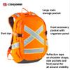Caribee Switchback Orange Backpack - Motorcycle and High Visibility Work Backpack with Front, Side and Back Reflective Strips and Hydration Reservoir Sleeve view 3