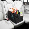 INFIVITA Car Organizer - Automotive Organizer for Front And Back Seat or Floor, Car Caddy Organizer with Divide, Handles and Multiple Mesh Pockets view 3
