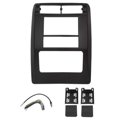 HECASA Double Din Dash Kit W/Wiring Harness Compatible with 2003-2006 Jeep Wrangler TJ Radio Dash Bezel